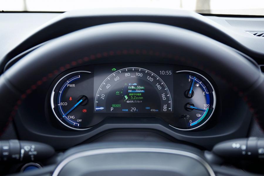 Панель приборов Toyota RAV4 PHV 2020 года  (JP) (фото 4 из 19)